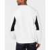  Men’s Chevron Pieced Sweater (White, 4XL)