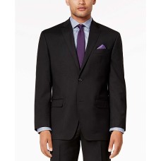 Sean John Men’s Classic-Fit Stretch Solid Black Suit Jacket (Black, 40R)