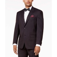 Sean John Men’s Classic-Fit Stretch Tic Peak Lapel Suit Jackets
