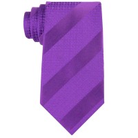 Sean John Men’s Diagonal Stripe Unsolid Solid Silk Ties