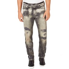 Sean John Men’s Five-Pocket Destructed Jeans