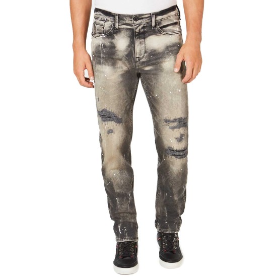  Men’s Five-Pocket Destructed Jeans