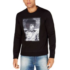 Sean John Men’s Jimi Hendrix Graphic Sweatshirt (Black, Large)