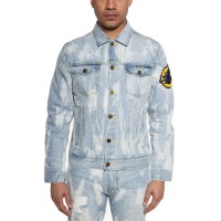Sean John Men’s Patch Back Denim Jackets