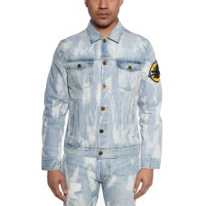 Sean John Men’s Patch Back Denim Jackets