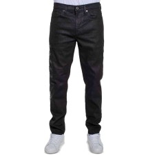 Sean John Men’s Slim-Fit Patch Detailed Black Jeans