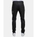  Men’s Slim-Fit Patch Detailed Black Jeans