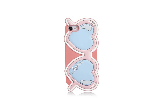  Heart Sunglasses iPhone 6/7/8 Case (Dark Beige)