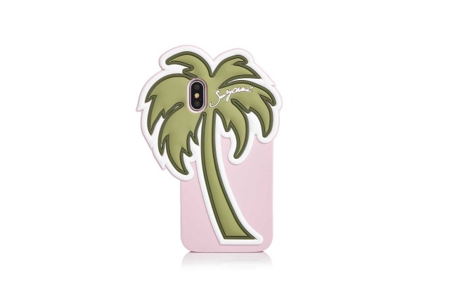  Palm Tree iPhone X Case (Pastel Purple)