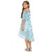  Big Girls Cold-Shoulder Metallic-Butterfly Dress