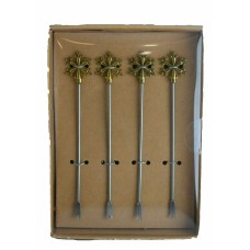Snowflake Set Of Four Cocktail Picks