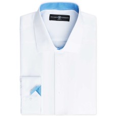 Society Of Threads Men’s Slim-Fit Non-Iron Performance Solid Dress Shirt