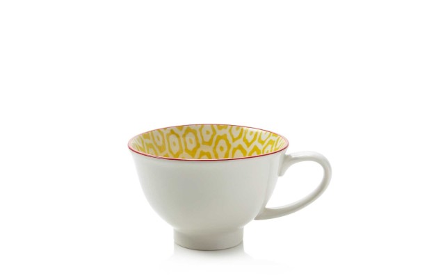 Sparrow & Wren Geo Patterned Footed Teacups