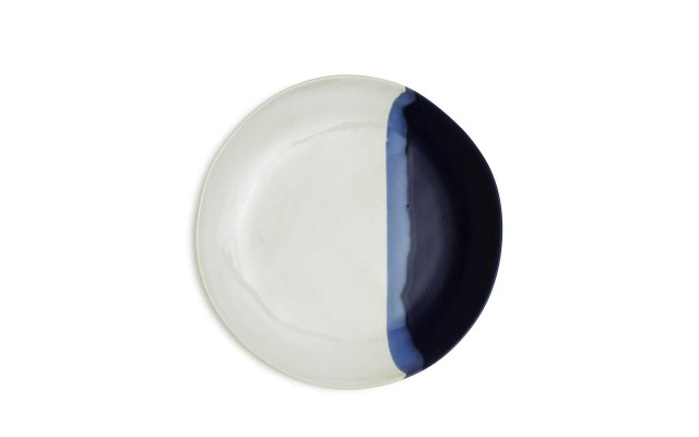 Sparrow & Wren Two Colored Collection Round Plates, Bowls, Cups & Jugs