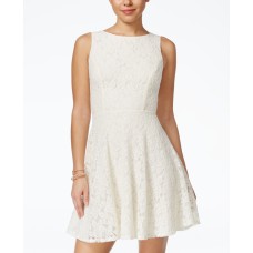 Speechless Juniors Lace Dress (White, 13)