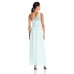 Speechless Juniors One Shoulder Illusion Long Prom Dress, Light Aqua, 13