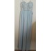  Juniors' Strapless Lace Embellished Gown Dress, Antique Blue, 1