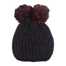 Sperry Top-Sider Women’s PomPom Beanie 104 (Black, One Size)