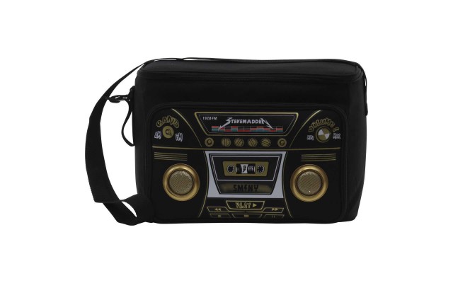 Steve Madden Black Stereo Bluetooth Speaker Cooler