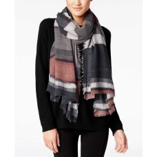 Steve Madden Brushstroke Wrap & Scarf  (Grey, One Size)