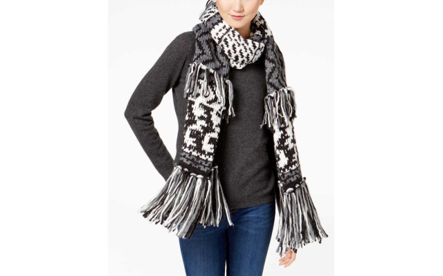  Cabin Fever Scarf (Neutral, One Size)