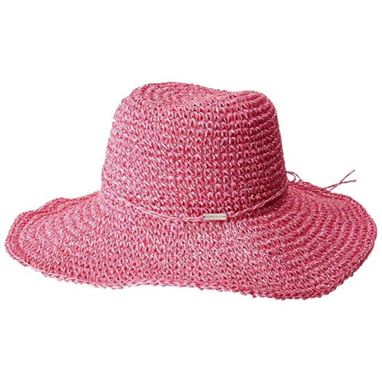  Packable Cowboy Floppy Hat (Fuchsia, One Size)