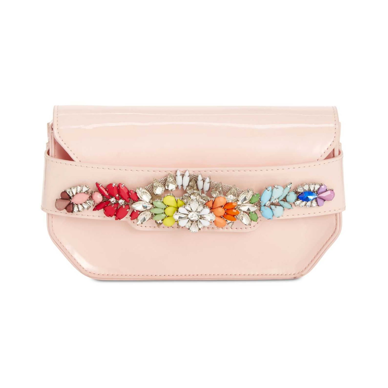 steve madden pink clutch