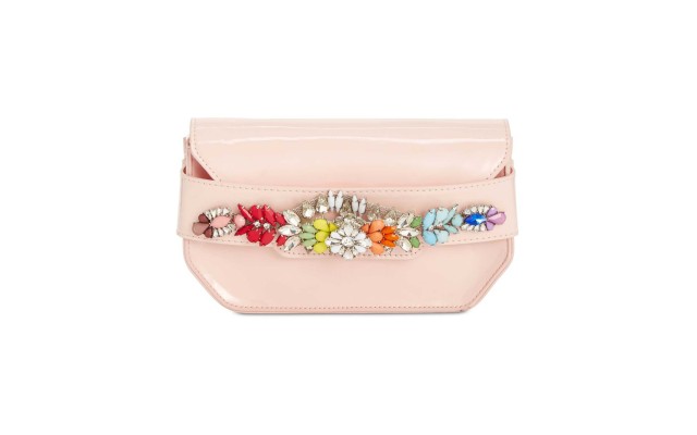 steve madden pink clutch