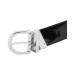  Reversible Pant Belt (Black, XL)