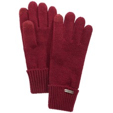Steve Madden Solid Boyfriend Itouch Gloves Maroon – Dark Red, One Size
