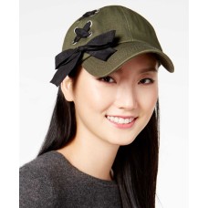 Steve Madden Tongue Tied Baseball Cap (Olive, One Size)