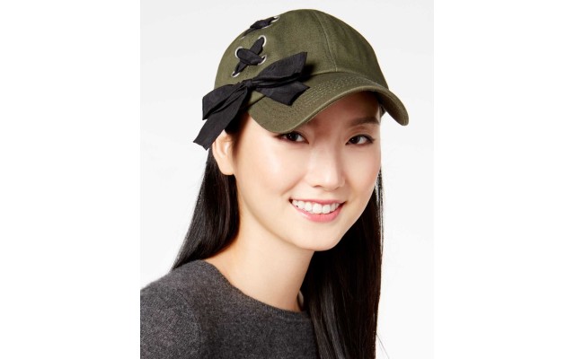  Tongue Tied Baseball Cap (Olive, One Size)