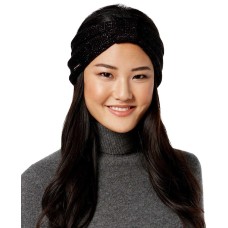Steve Madden Women’s All That Shines Headband,One Size (Black)