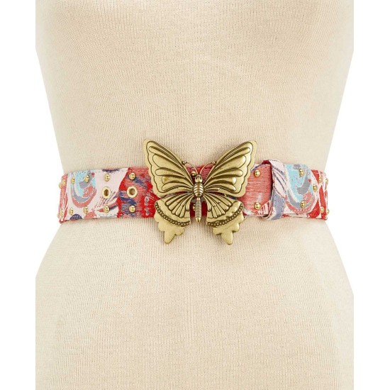  Women’s Butterfly-Plaque Belt