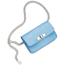 Steve Madden Women’s Croc-Embossed Chain Belt Bags