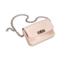 Steve Madden Women’s Croc-Embossed Chain Belt Bags