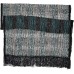 Steve Madden Women’s Fancy Fringe Woven Day Wrap, Blue, One Size