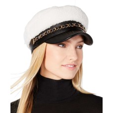 Steve Madden Women’s Faux Sherpa Newsboy Caps