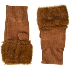 Steve Madden Women’s Fur Hand Warmer ( Rust)