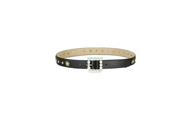 Women's Imitation-Pearl Embellished Belt