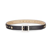 Steve Madden Women's Imitation-Pearl Embellished Belt