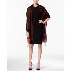 Steve Madden Women’s Lurex Wave Day Wrap, Ruby, One Size