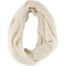 Steve Madden Women’s Mini Fishnet Metallic Infinity Scarf (One Size, Ivory)