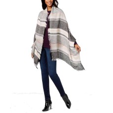 Steve Madden Women's Sparkle Striped Travel Wrap & Scarves