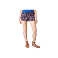 Stoosh Women's Printed Drawstring Casual Mini Shorts