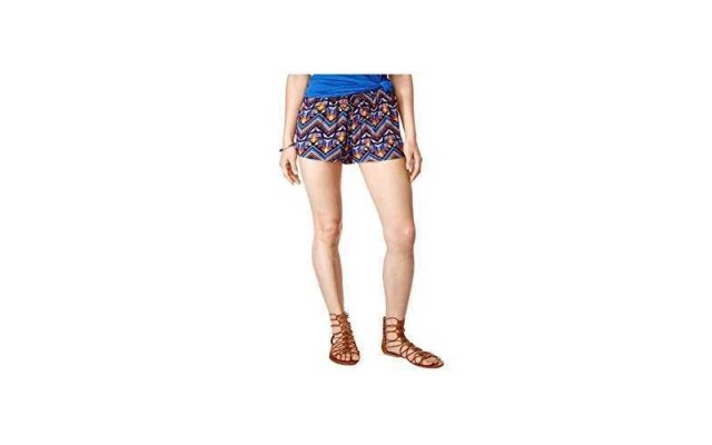  Women's Printed Drawstring Casual Mini Shorts
