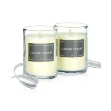 Studio Hall Creme Fresh 2 Piece Votive Candle Set