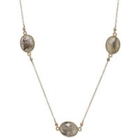 Studio Silver 18k Gold over Sterling Silver Necklace 822498GLB