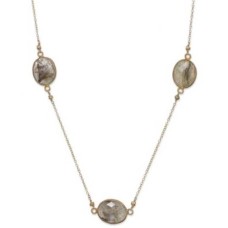 Studio Silver 18k Gold over Sterling Silver Necklace 822498GLB
