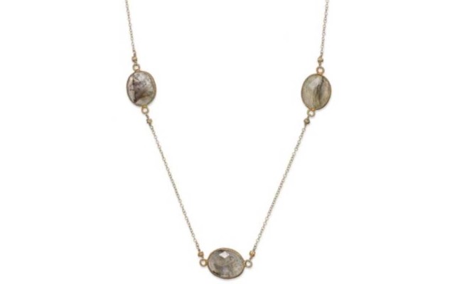 Studio Silver 18k Gold over Sterling Silver Necklace 822498GLB